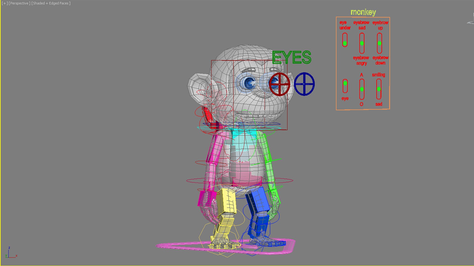 3D Monkey Model - TurboSquid 2165435