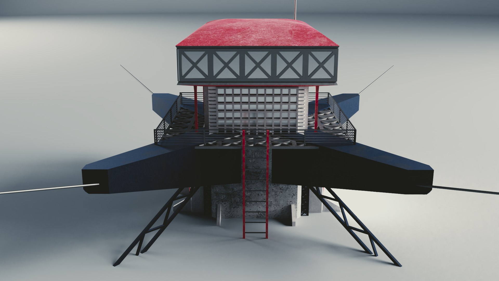 High-tech Building 0 2 Model - TurboSquid 1435408