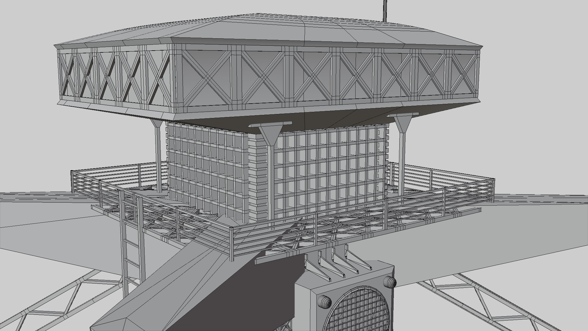 High-tech Building 0 2 Model - TurboSquid 1435408