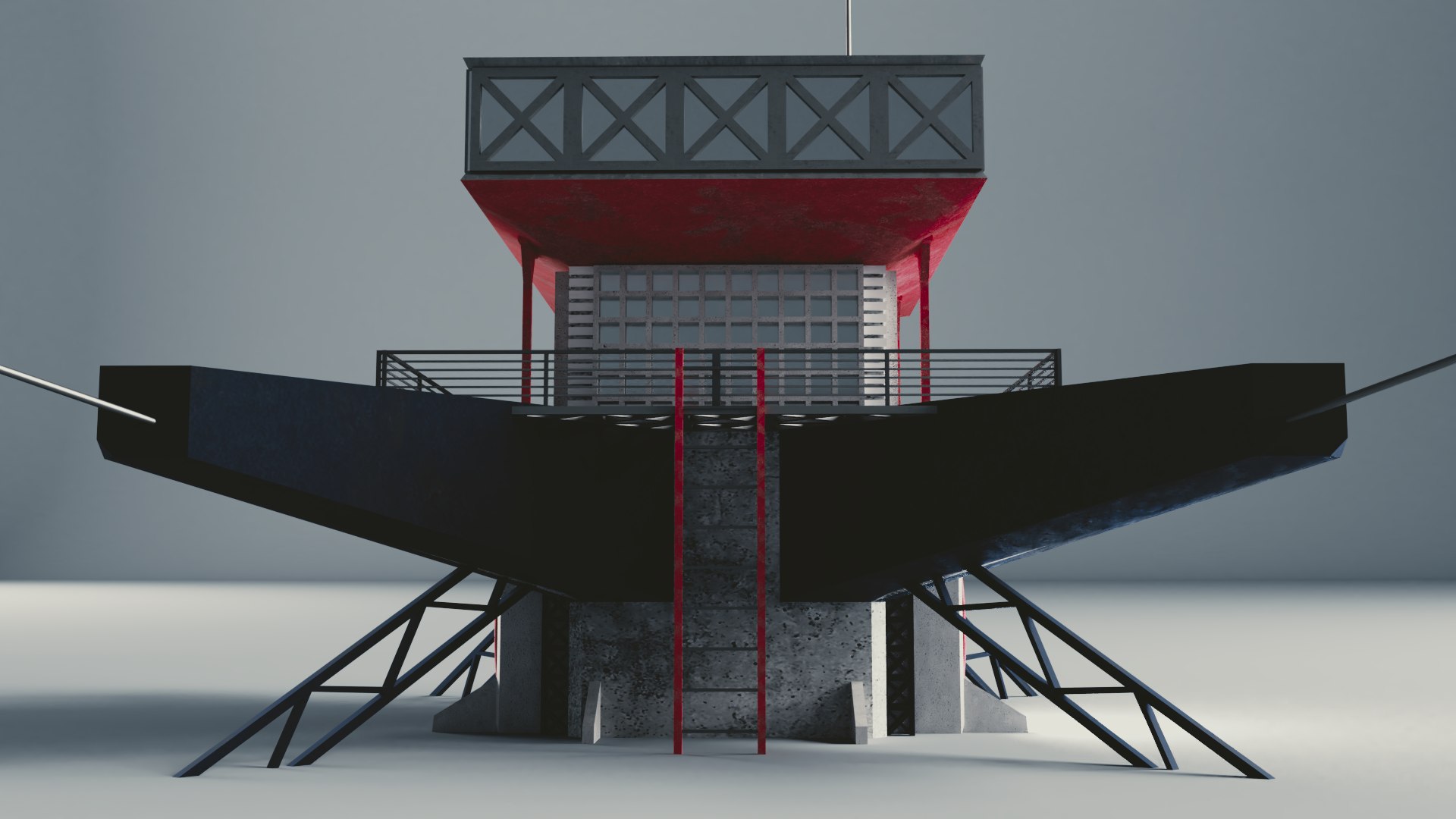 High-tech Building 0 2 Model - TurboSquid 1435408