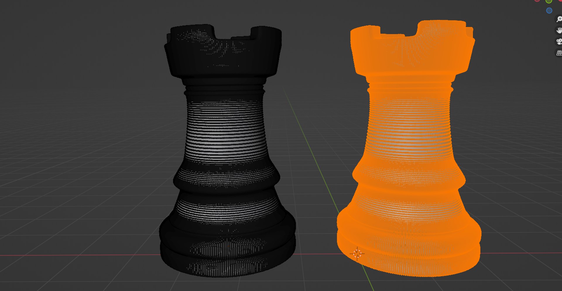 3D Rooks Frosted Glass Chess Pieces - TurboSquid 2165718