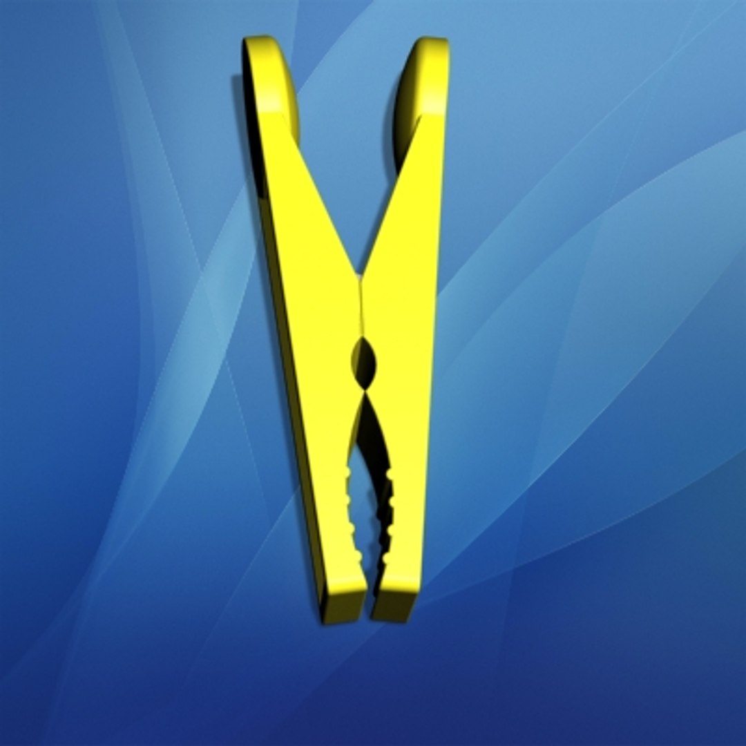Clothes Pin 3d Model
