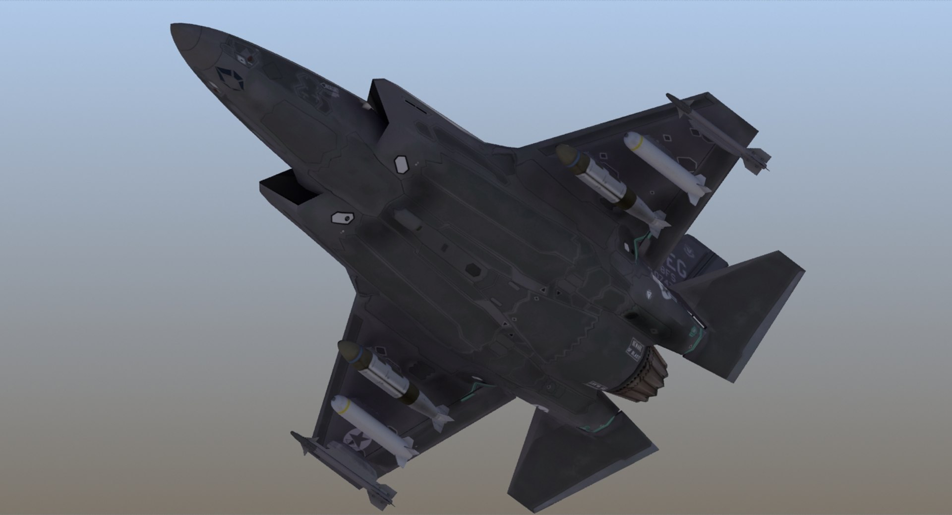 f-35 strike fighter 3D https://p.turbosquid.com/ts-thumb/Ff/GfZy4R/nMc9F4ON/f35a_usaf_terrain_cam15/jpg/1505661993/1920x1080/fit_q87/e11ae2336471c374e22afa38fdfa6f0d65c39d53/f35a_usaf_terrain_cam15.jpg