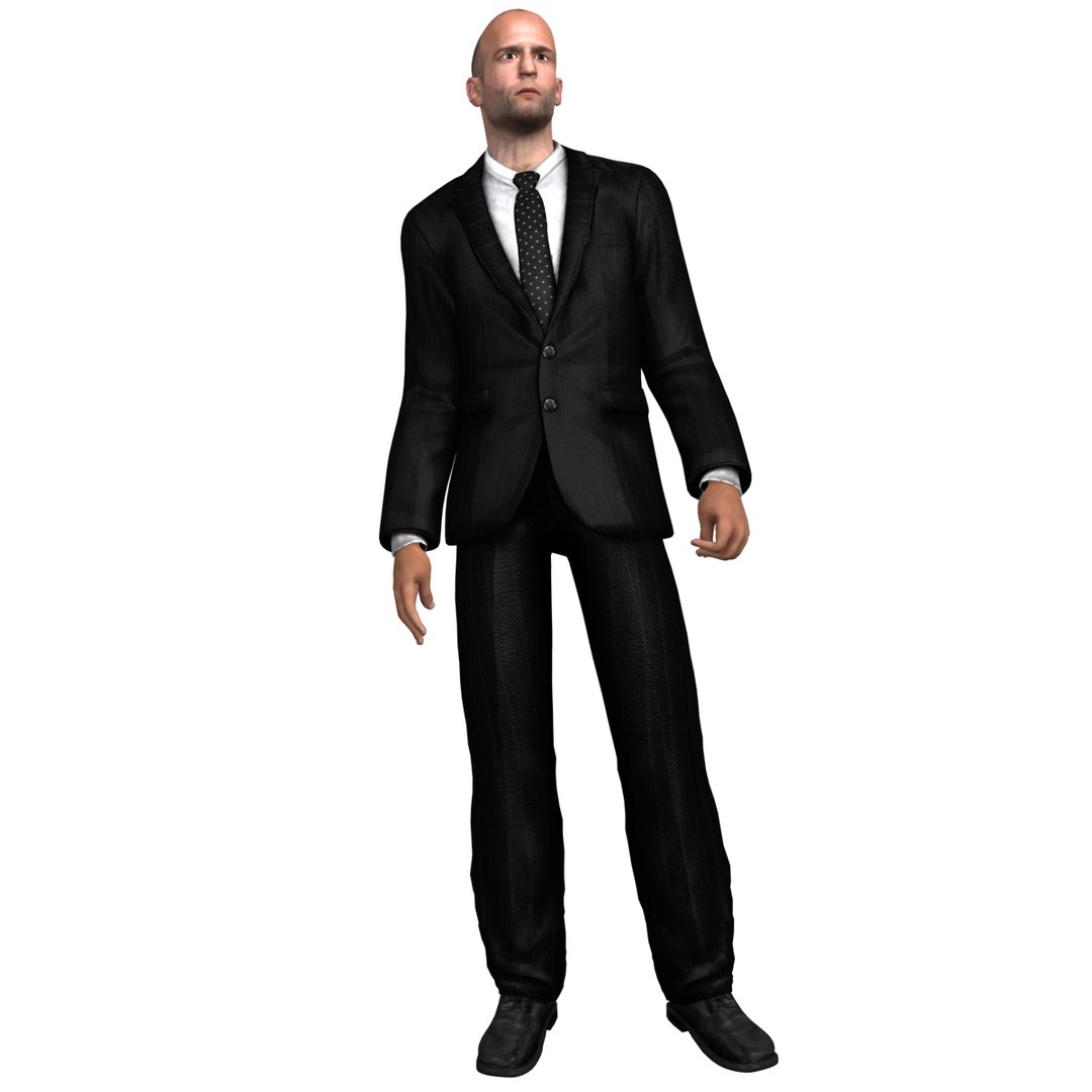 3d Rigged Jason Statham Model