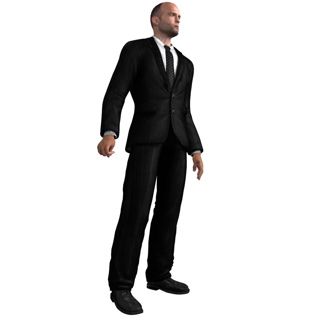 3d Rigged Jason Statham Model