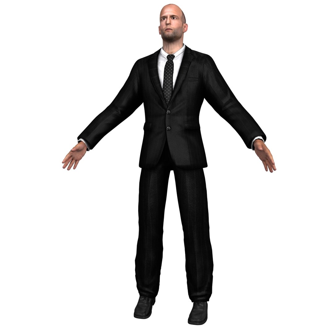 3d Rigged Jason Statham Model