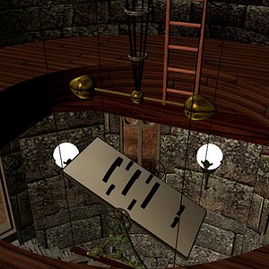 gothic tower frankenstein laboratory 3d model