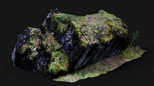 bunker block destroyed debris PBR photogrammetry 3D model