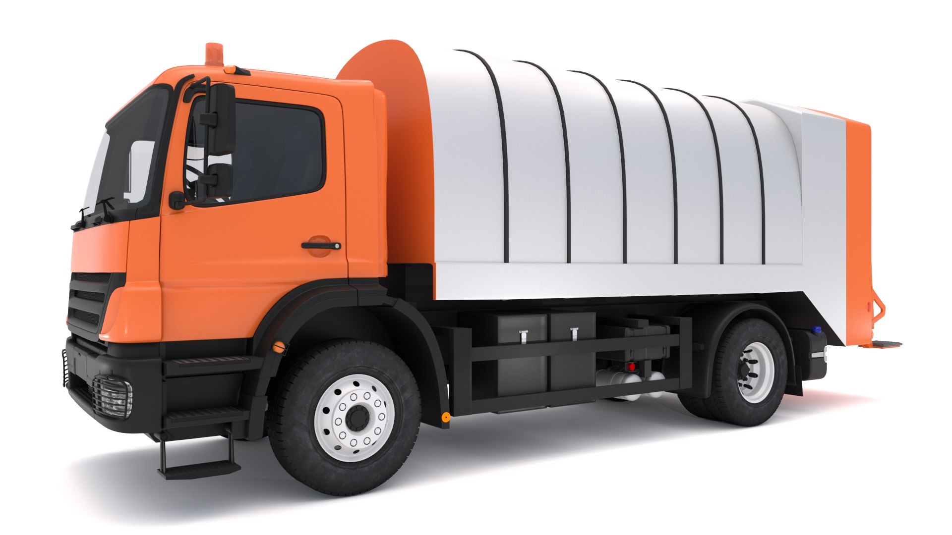 Generic Truck Garbage 3D model - TurboSquid 2030953