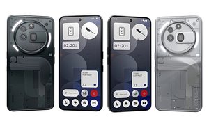Nothing Phone 3a Pro Black And Gray 3D