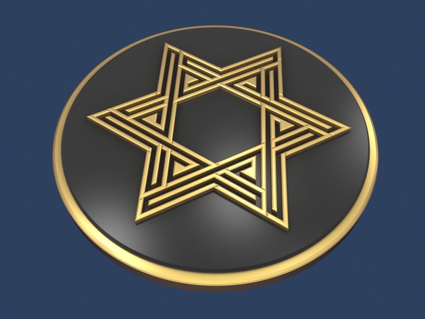 Star david medallion 3D model - TurboSquid 1416772