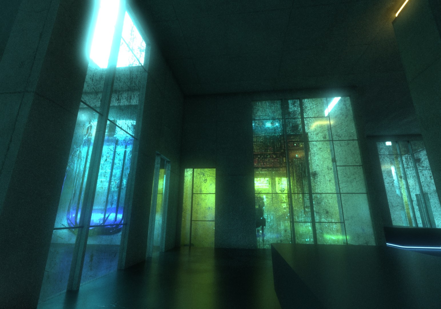 3D Abandoned Laboratory Model - TurboSquid 1911394