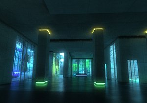 3D Abandoned Laboratory model