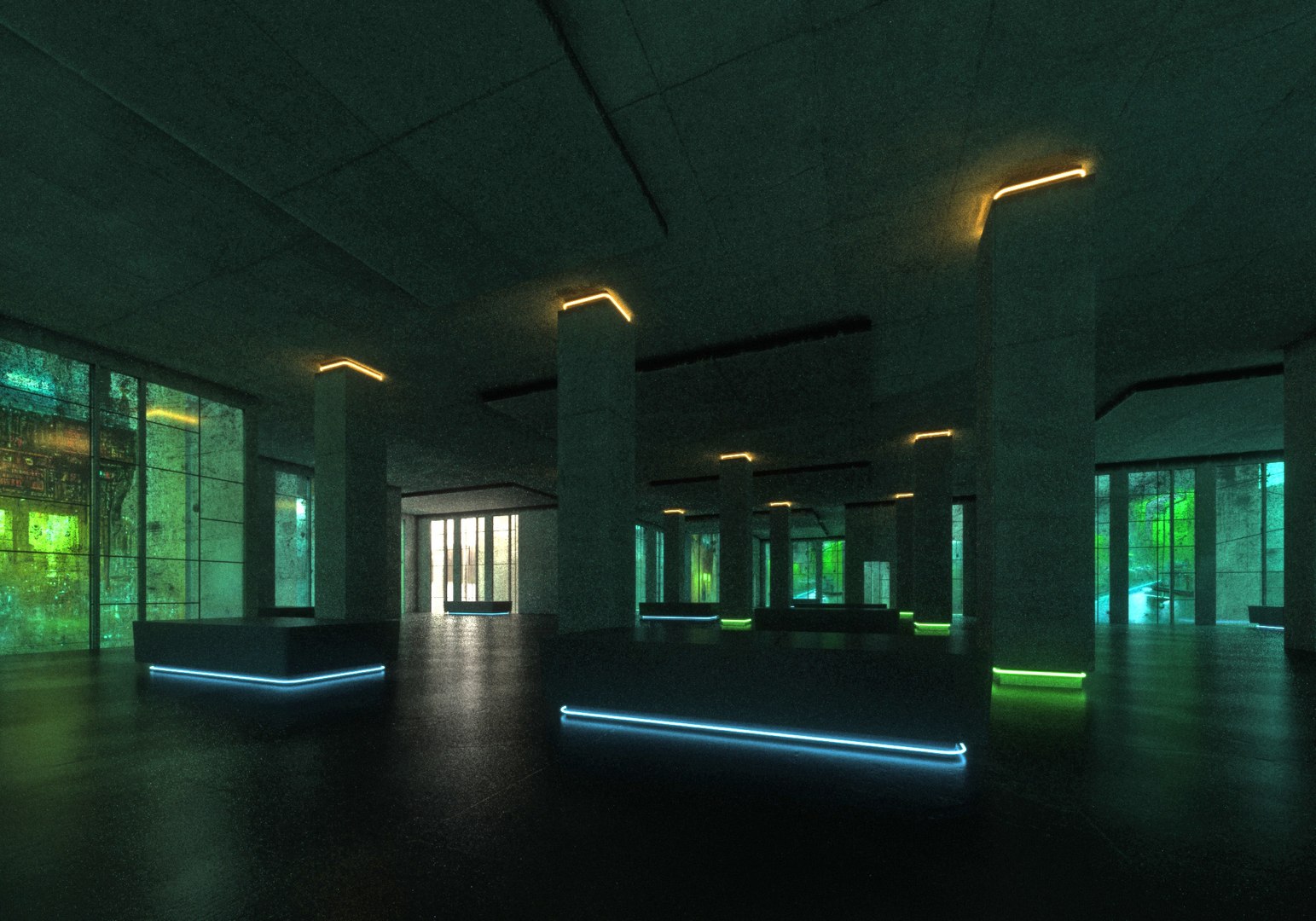 3D Abandoned Laboratory Model - TurboSquid 1911394