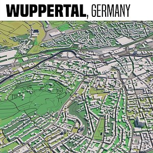 city wuppertal 3D model