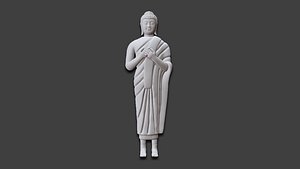 3D Asian Buddha Stand Act