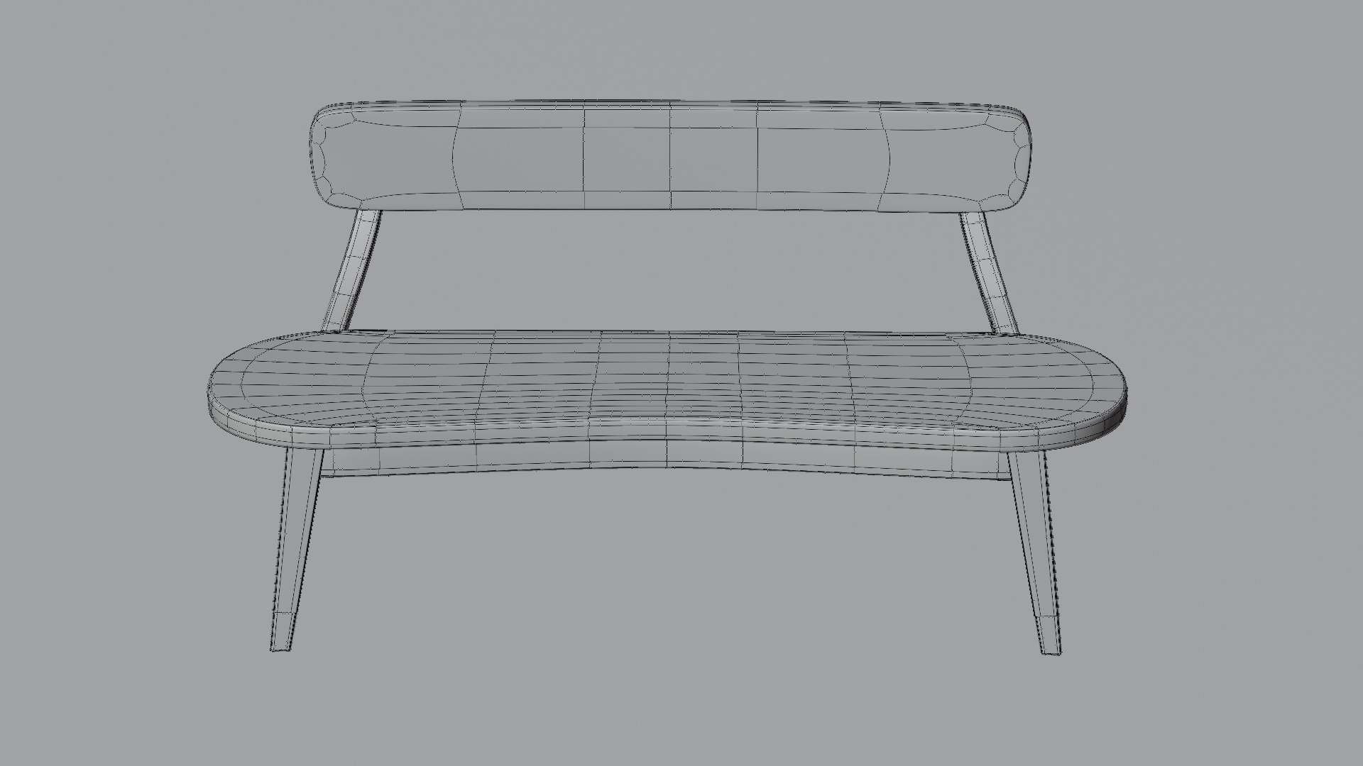 3D Wooden Bench - TurboSquid 2141234