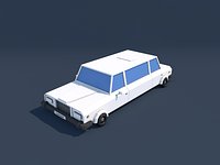 Low Poly Limousine