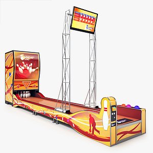 obj bowling arcade machine