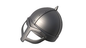 3D Viking Helmet with Mask model