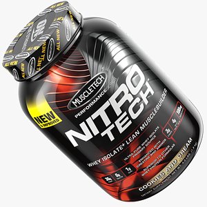 Nitro Tech  Supplement Bottle model