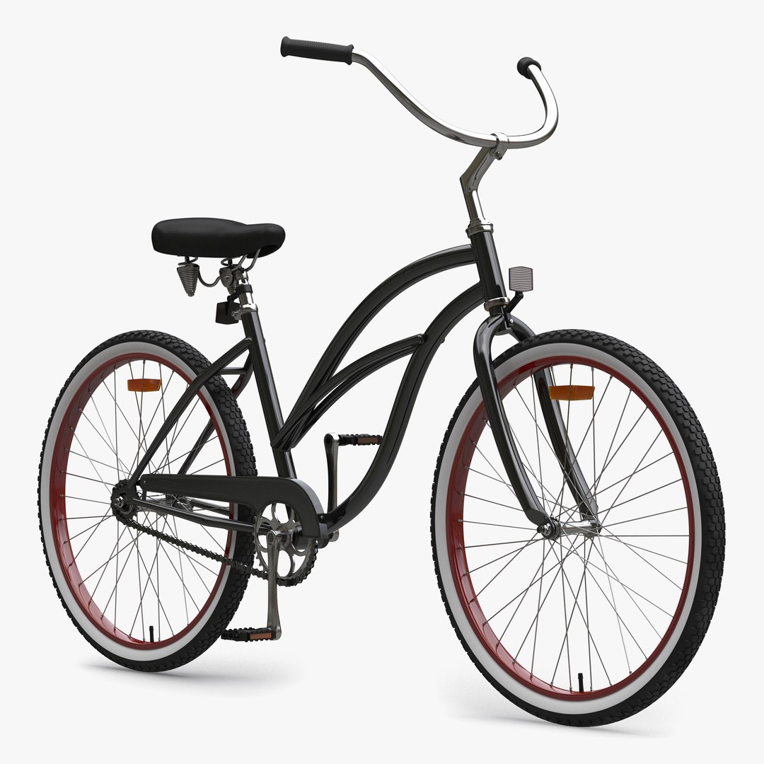 Beach Bike Generic 3D model preview