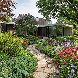 3D model North America Garden