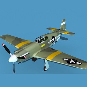 North American A-36A Apache V08 USAAF 3D model