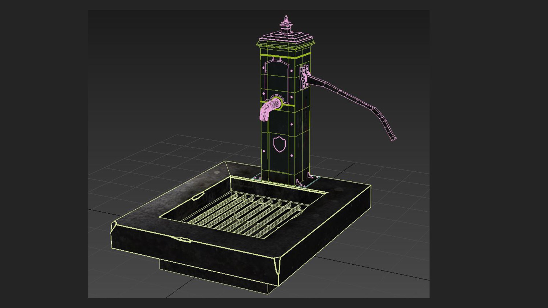 3D Worn Victorian Hand Water Pump - TurboSquid 1382013