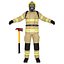 firefighter ready man 3D model