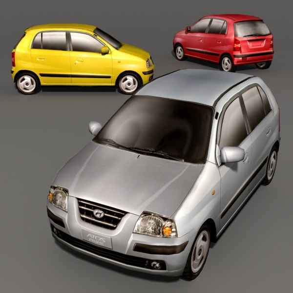 hyundai atos 3d model