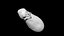 Eggplant 3D CT scan model decimate 05 percent