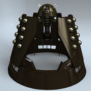 3d model of emperor dalek doctor