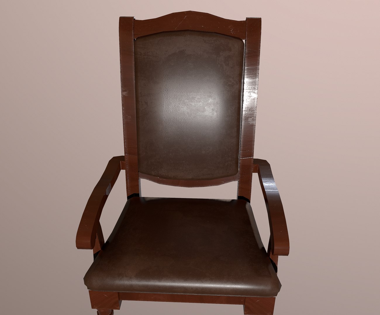 3D Chair Old Wood Model TurboSquid 1646101