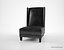 bernhardt design driscoll chair 3d model