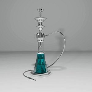 3d hookah smoking model