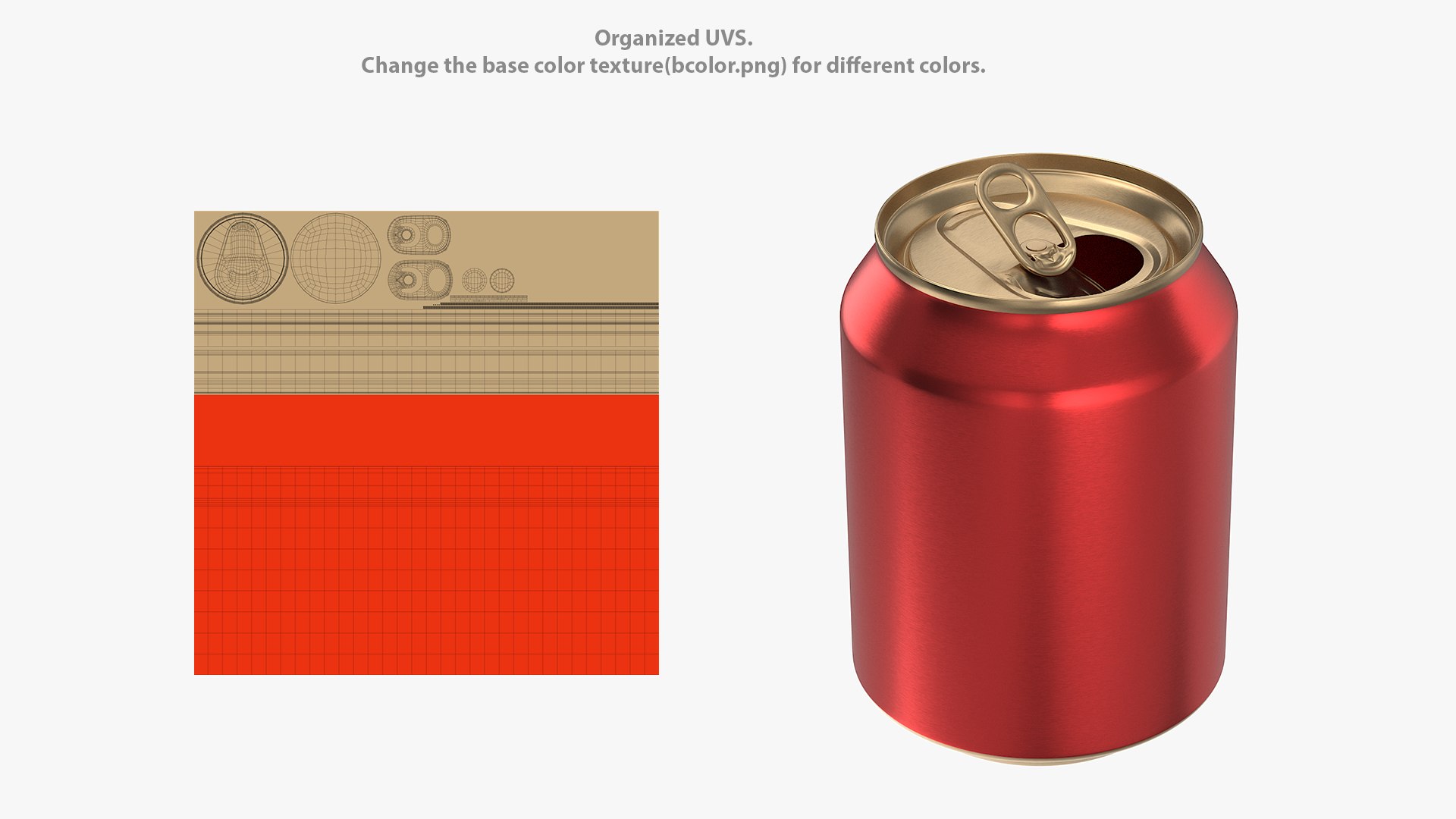 3D Opened Standard Aluminum Can 250ML Model - TurboSquid 2171330