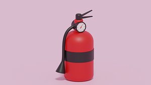 Cartoon Fire Extinguisher
