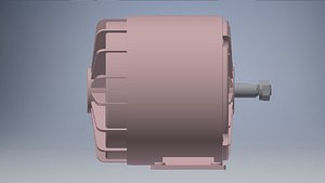 electric motor dc 24v 3d model model