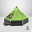 Balsa salvavidas inflable con superviviente