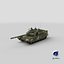 Rigged Type 99 Tank GameReady LODs 3D model