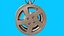 TOFAS JANT WHEEL RIM-5 Spoke Keychain Keyring 3D Printable Model