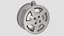 TOFAS JANT WHEEL RIM-5 Spoke Keychain Keyring 3D Printable Model