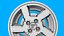 TOFAS JANT WHEEL RIM-5 Spoke Keychain Keyring 3D Printable Model