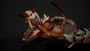 Tribal Demoness model