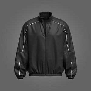 Contrast Water-Repellent Technical Jacket