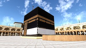 3D Kaaba and its surroundings