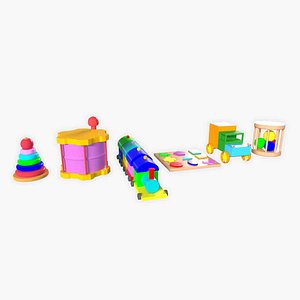 Educational Toys Pack 3D model