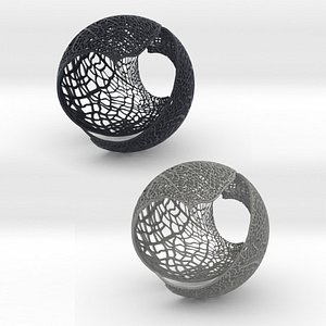 Spherical Leaf Lampshed small