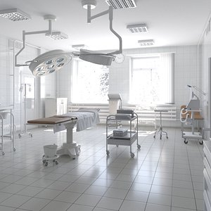 3D Medical Operating Room 3 model